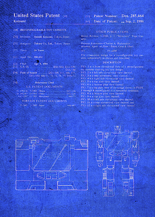 Toy Spinner Patent Blueprint Coffee Mug by Design Turnpike - Pixels