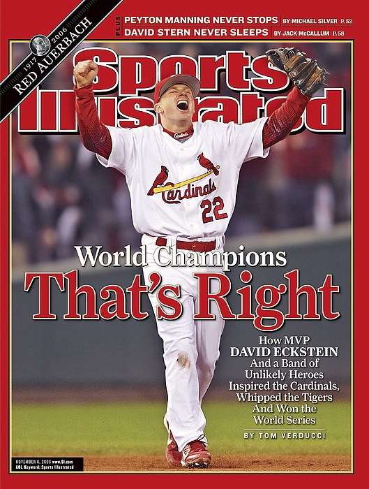 John David Crow Of The St. Louis Cardinals Sports Illustrated Cover Canvas  Print