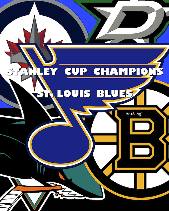 Stanley Cup Playoffs, Boston Bruins, St Louis Blues Kids T-Shirt by Thomas  Pollart - Fine Art America