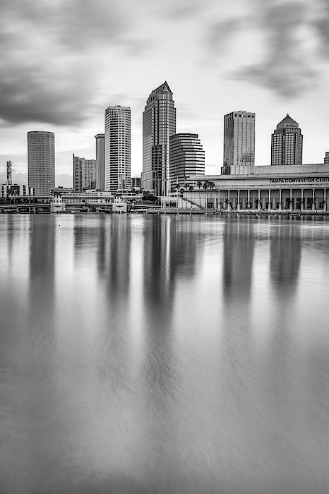 Louisville Kentucky Skyline at Dusk - Black and White Adult Pull-Over Hoodie  by Gregory Ballos - Pixels