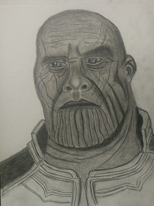 Thanos pencil sketch by DonnyGreen on DeviantArt