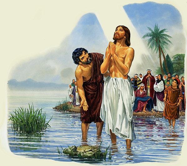 The Baptism Of Christ Yoga Mat