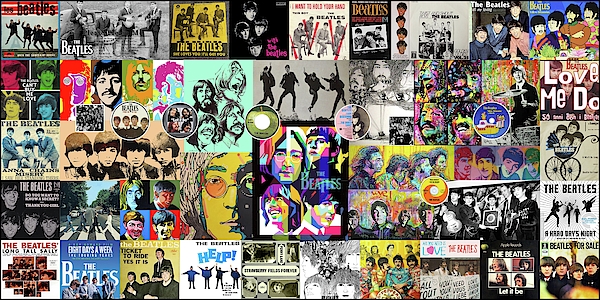 El álbum de los Beatles cubre Collage 1000 Pieza Rompecabezas 