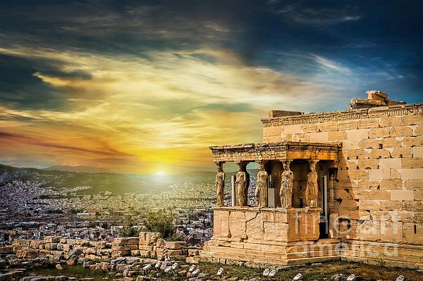 Stefano Senise - The Caryatids of Acropolis in Athens, Greece