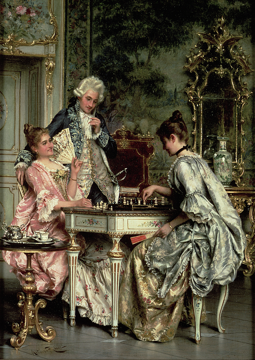 A game of tag by Arturo Ricci - Artvee