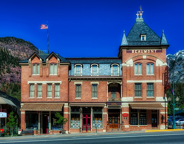 The Historic Beaumont Hotel Ouray Colorado Jigsaw Puzzle by