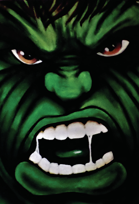 G109 Joker Spiderman Hulk Superheros Funny Art Poster