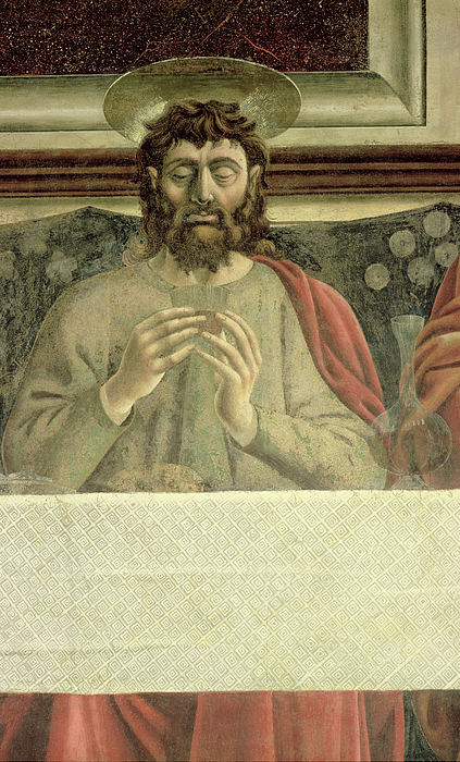 The Last Supper, Detail Of St. James The Greater, 1447 Greeting Card by ...