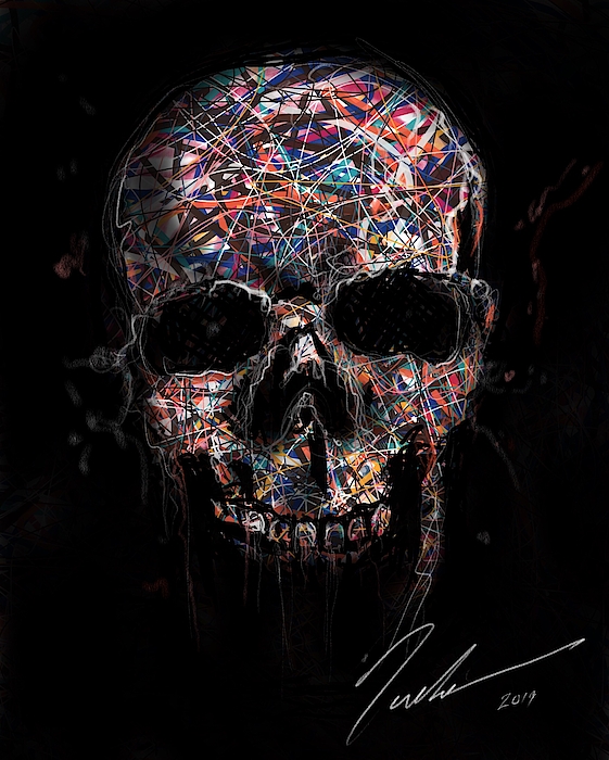 Skull Digital+art
