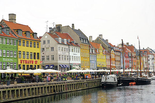 The Nyhavn Area In Copenhagen Denmark Photograph
