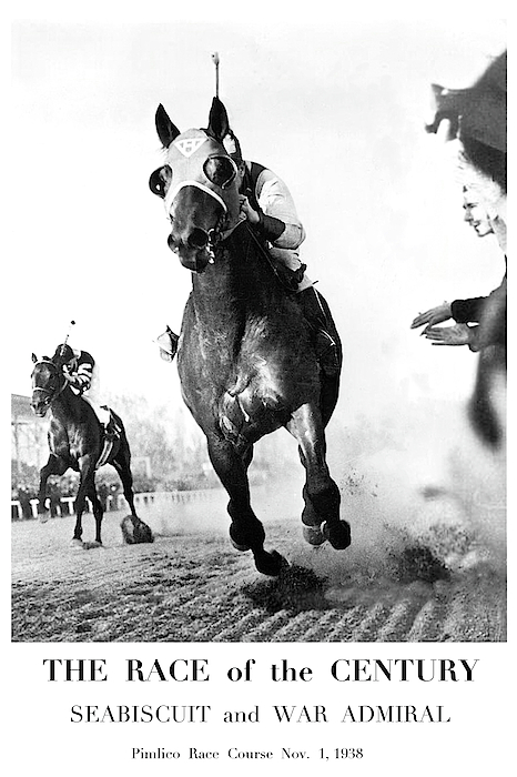 Thomas Pollart - The Race of the Century, Seabiscuit and War Admiral, Pimlico Race Course