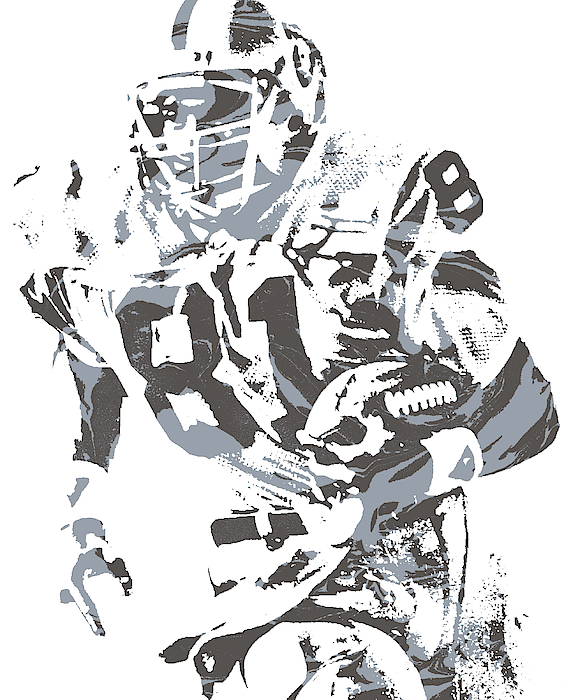 Khalil Mack OAKLAND RAIDERS PIXEL ART 1 T-Shirt by Joe Hamilton