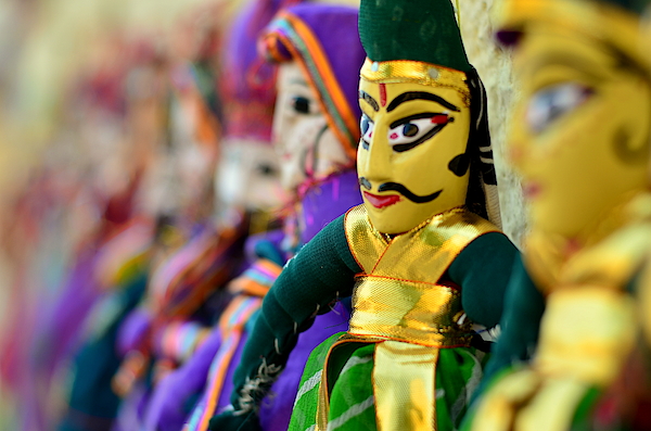 Traditional Indian puppets