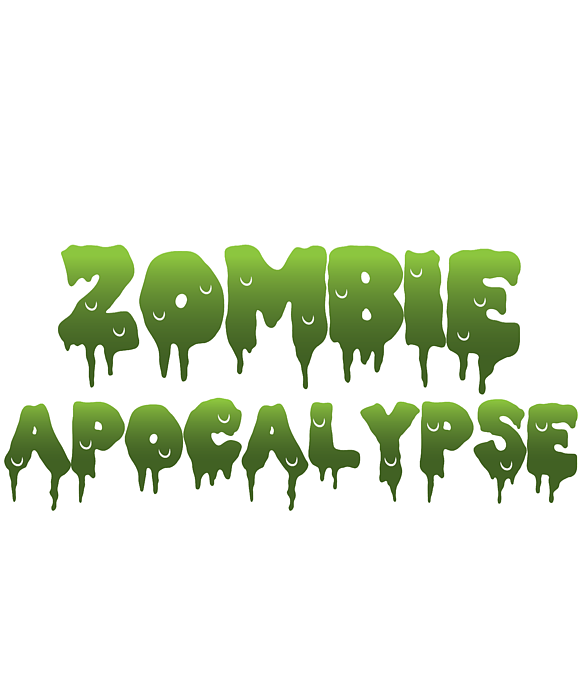 Training For The Zombie Apocalypse Funny Exercise Gym Clothing T