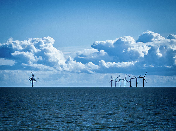 Turbine Wind Farm Out At Sea iPhone 11 Pro Case by Nick Page