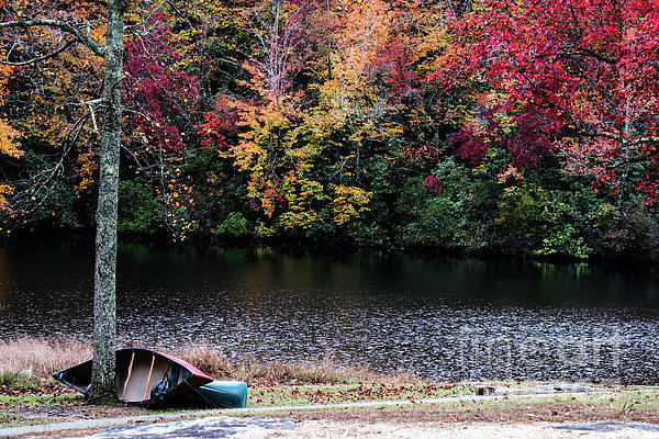 Two Canoes On An Autumn Day Photograph