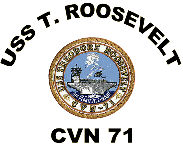 USS Theodore Roosevelt Kids T-Shirt by Nikki Sandler - Pixels Merch