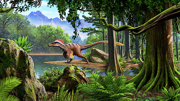 Deinocheirus Painting by Mohamad Haghani - Pixels