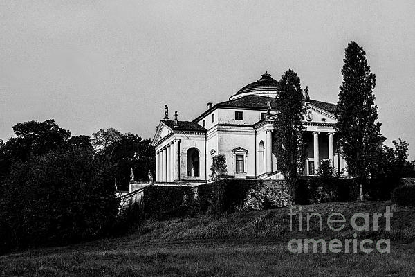 Alexander Vinogradov - Villa La Rotonda By Andrea Palladio In Black And White.