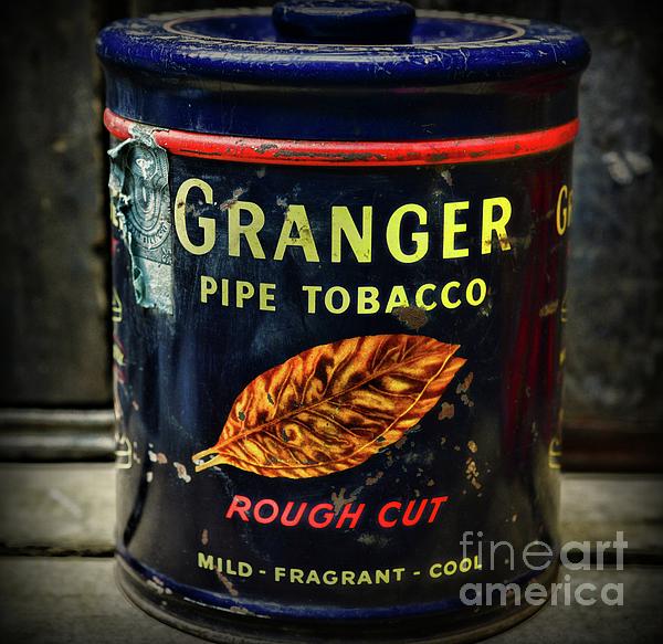 Vintage Tin - Granger Rough Cut Pipe good Tobacco Tin.