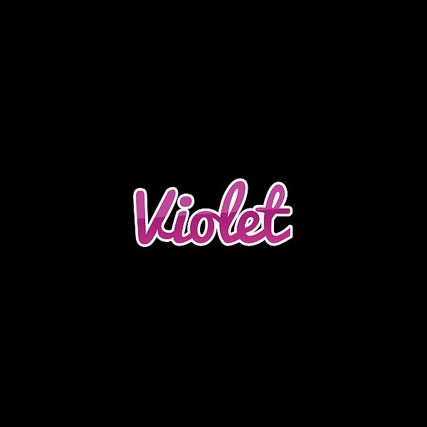 Violet #violet Digital Art