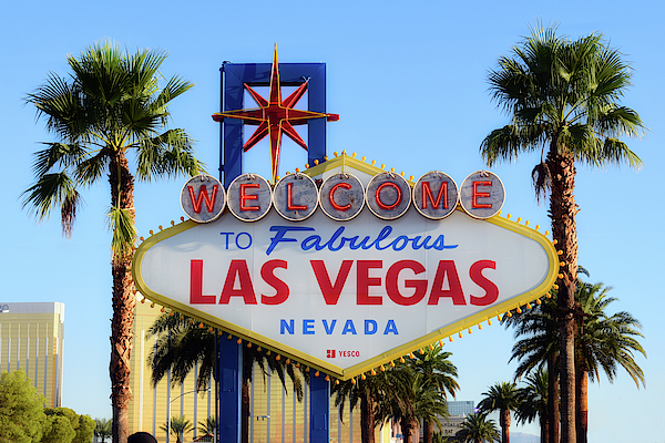 Welcome to Fabulous Las Vegas Sign Sticker Decal - Self Adhesive