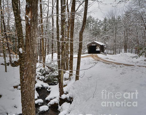Steve Brown - Winter Time at the Durgin Covered Bridge