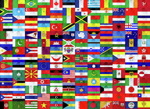 World Flags Collage Carry-all Pouch for Sale by Hasan Ahmed