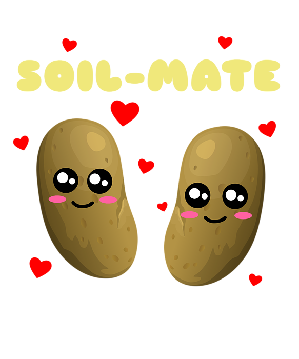 Cute Potato in love | Greeting Card