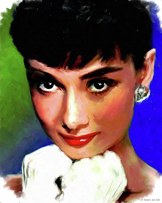 Audrey Hepburn Wall Art, Poster Tote Bag by Star