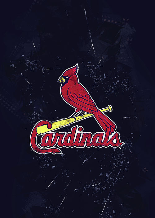 Baseball Art St. Louis Cardinals Kids T-Shirt by Leith Huber - Pixels