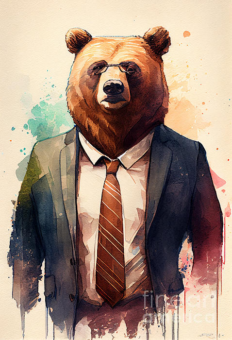 Seal in Suit Watercolor Hipster Animal Retro Costume Painting by Jeff  Creation - Fine Art America