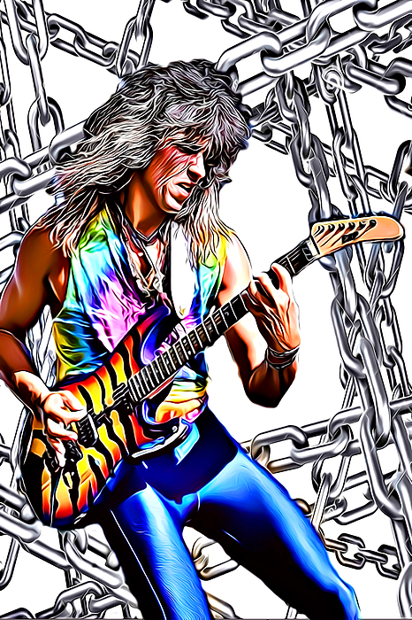 Dokken George Lynch Art Breaking The Chains by James West