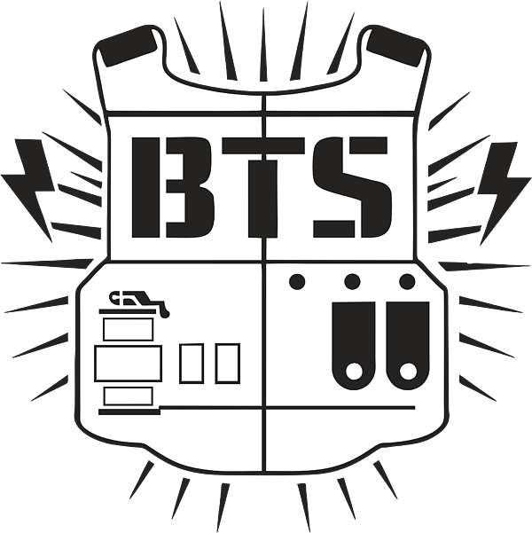 Army Loves Bts Sticker by Manuel Serre - Fine Art America