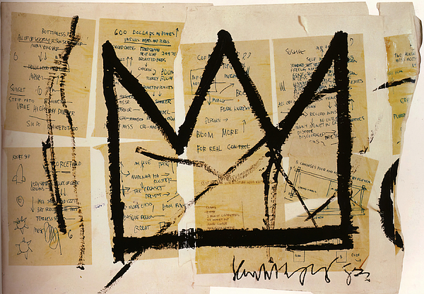 Jean-Michel Basquiat Crown 1982 popular Contemporary Neo-Expressionism Wall Art Print