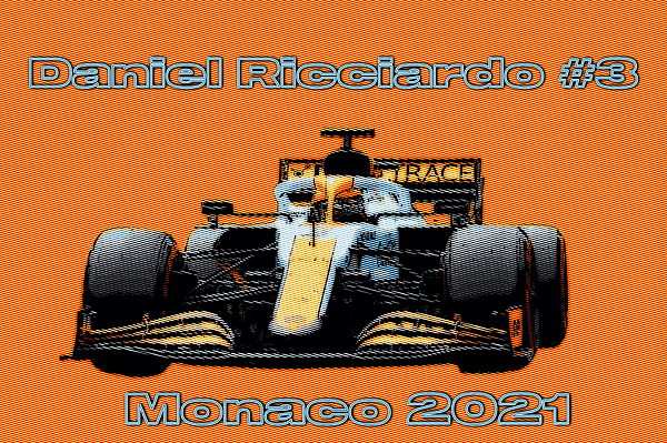 Joe Vella - Daniel Ricciardo, McLaren Racing MCL35M, Monaco 2021.