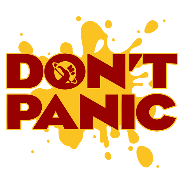 Don't Panic - Hitchhikers Guide | Greeting Card