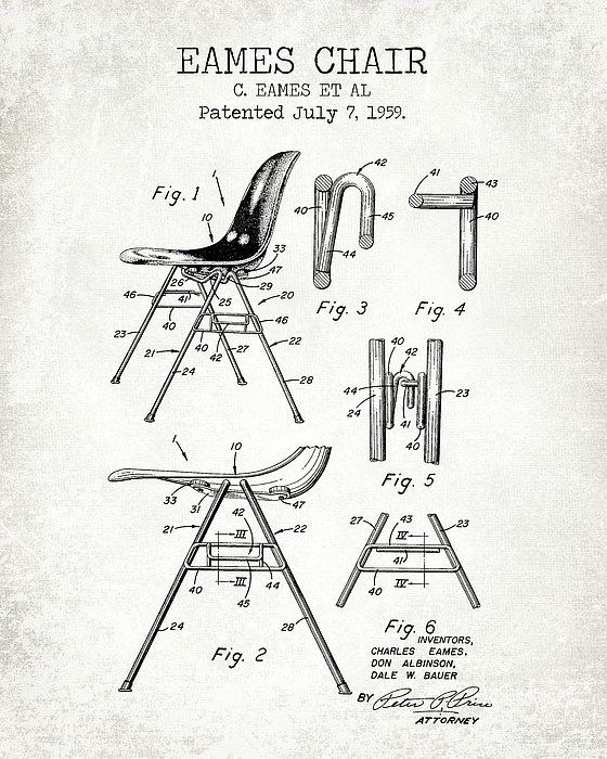 Eames discount chair size