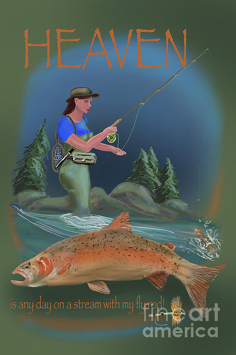 Fly Fishing Heaven #1 Jigsaw Puzzle by Doug Gist - Pixels