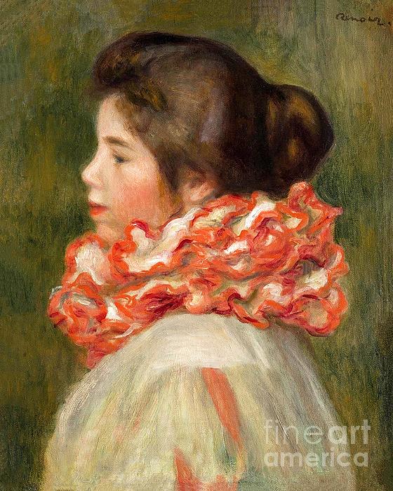 Pierre-Auguste Renoir - Girl in a Red Ruff