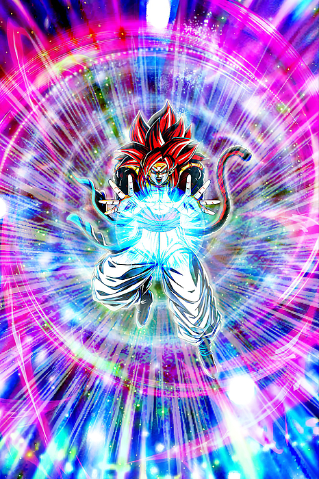 Gogeta ssj4 #2 Sticker by Lac Lac - Pixels