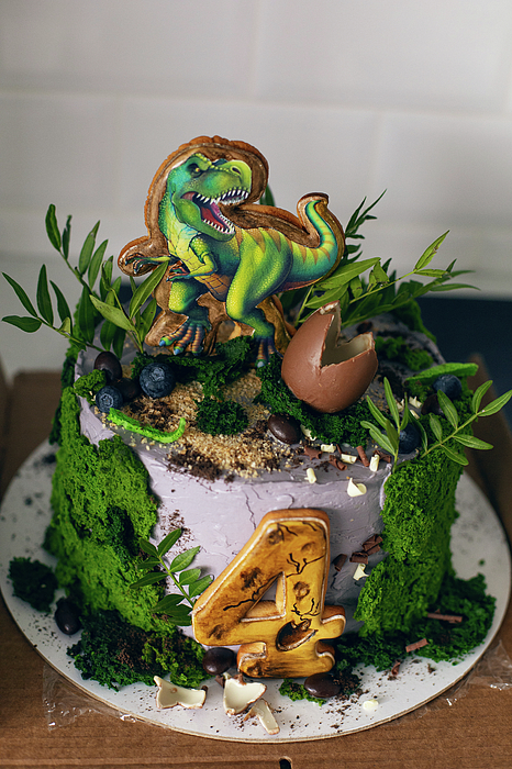 When your dino obsessed kid asks for a Spinosaurus cake for his 3rd  birthday : r/Dinosaurs