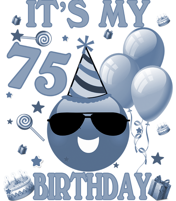 Funny 75th Birthday Svg