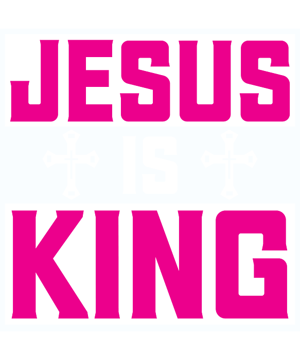 Jesus Is King Greeting Card by Th