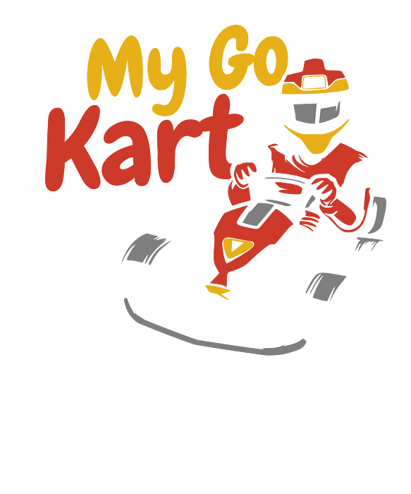 Karting Cool - Racer Race Go Kart #1 Sticker by Crazy Squirrel