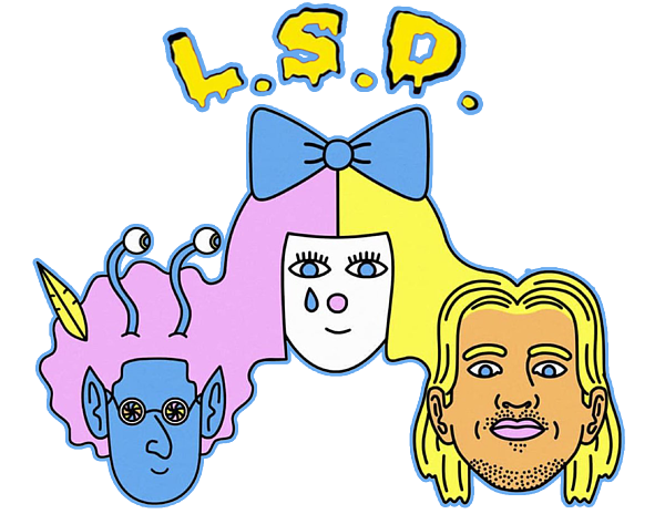 Labrinth, Sia and Diplo - LSD Sticker by Tioni Feri - Pixels