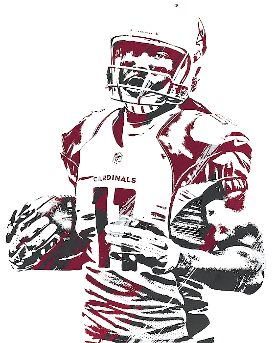 Larry Fitzgerald Arizona Cardinals Pixel Art 25 Art Print by Joe Hamilton -  Fine Art America