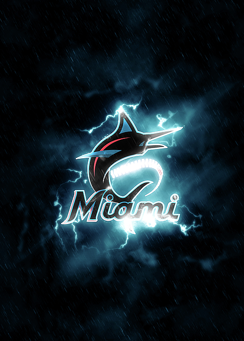 Miami Marlins iPhone X Wallpaper - Market Your Corp