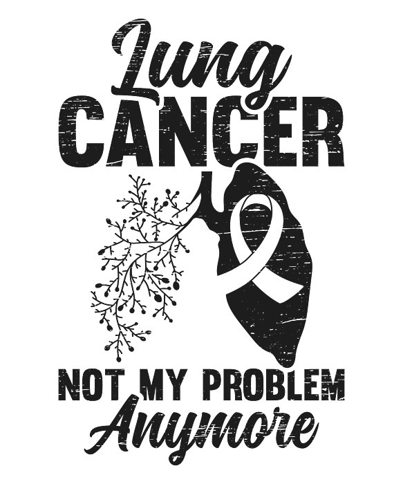 Lung Cancer Not My Problem Support Lung Cancer #1 Tank Top by Florian Dold  Art - Pixels