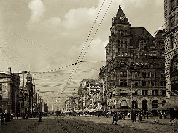 Main Street, Dayton, Ohio - Ca. 1902 Sweatshirt